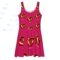 Image 2 of ZEN EXP - Flaming Hearts Skater Dress