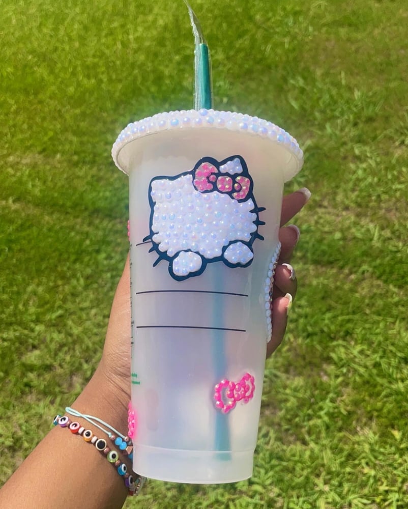 Starbucks custom cold cup with ghost design – Those Crafty Cats