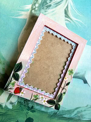Image of Strawberry Handpainted Frame (plus painting commission)