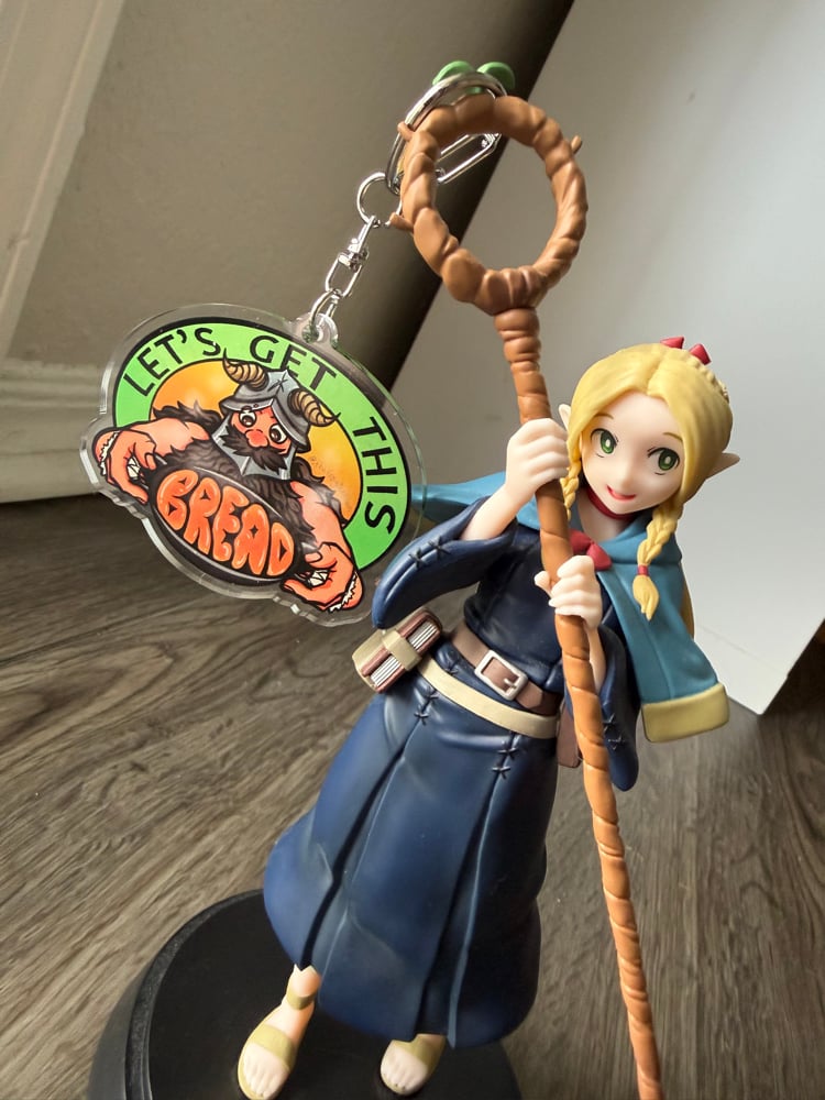 Image of Senshi Let's Get This Bread Sticker / Acrylic Charm