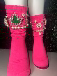 Image 10 of AKA Glam Slouch Socks