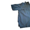Yohji Yamamoto Syte Double Zip Oversized Short Sleeve High Neck Shirt   