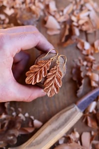 Image 4 of Oak Leaf~Earrings