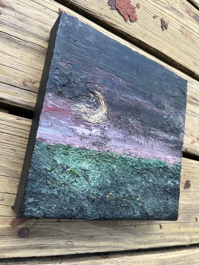  Original Oil Painitng: “Midnight Sky”