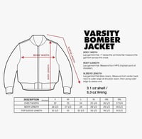 Image 3 of 25 TA LIFE (EMBROIDERED VARSITY JACKET)