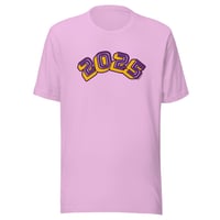 Image 3 of 2025 Purple & Yellow Arch Unisex T-shirt