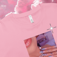 Image 4 of ‘Godfidence’ Crop Top (Pink)