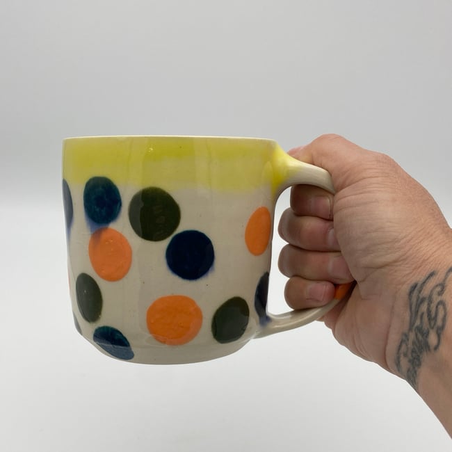 Polka Dot Mugs 