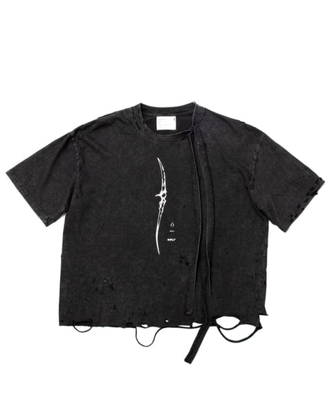 Image of IMPLY x ÒLĮNE - Ten Of Swòrds T-Shirt (Black)