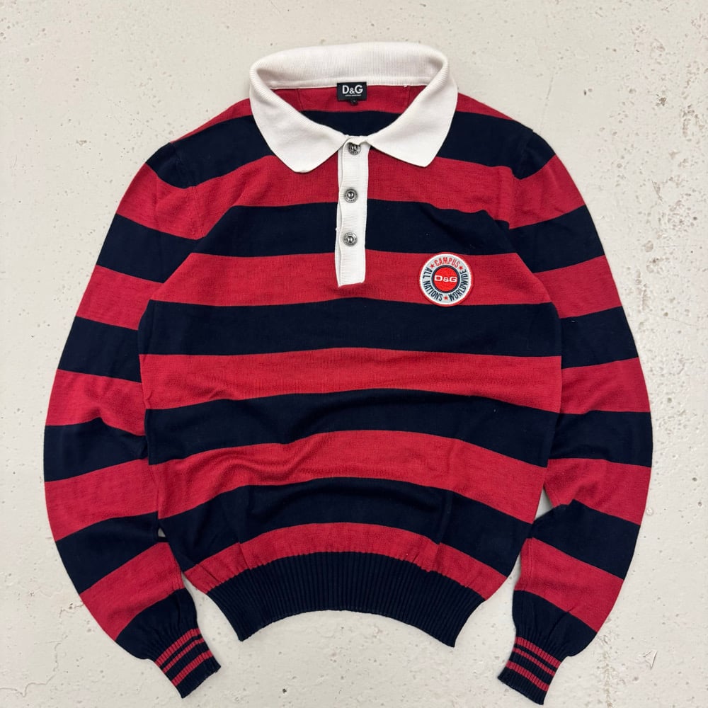 Image of 2000s Dolce & Gabbana Polo Shirt, Size Medium