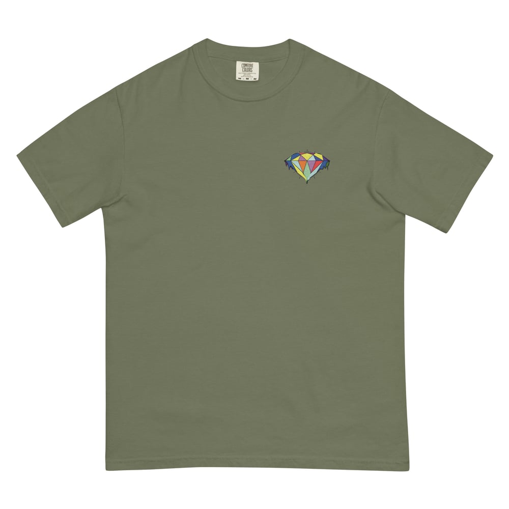 Image of embroidered logo tshirt