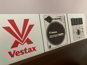 Image of 10” printed metal plates