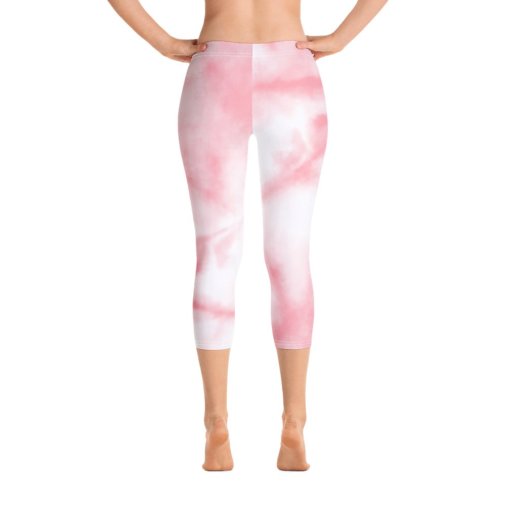 Image of Pink Love Capri Leggings