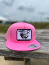 Lazy J Pink Cattle Headquarters Cap