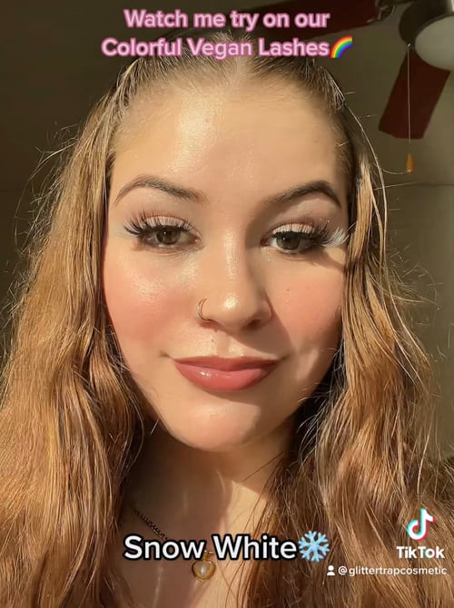 Image of Snow White❄️ Colorful Faux Mink Lashes