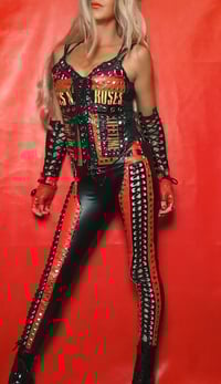 Image 4 of GUN'S N ROSES NIGHTTRAIN LACE UP TOP