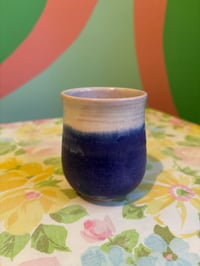 Image 1 of purple crystal tumbler