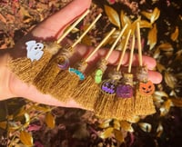 Witch Way Should We Go? - Mini Decorative Brooms