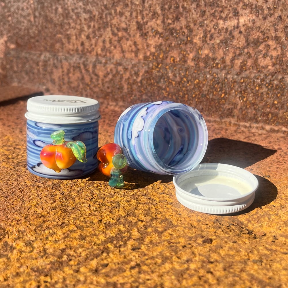 Baller Jar x Gnarla Carla Happy Clouds Jar with PEACH