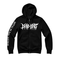 Image 1 of DH/ Metal Blade Zip Up Hoodie