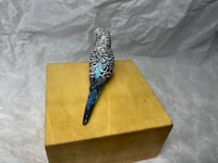 Image 17 of Custom Engraved Budgie Parakeet Handpainted To Your Photos Bird Mini Keepsake Urn Pet Portrait