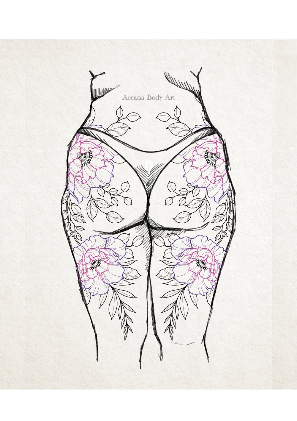 Image of Booty Body Floral