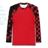 Image 1 of Tortuga Roja Back Print Men's Rash Guard