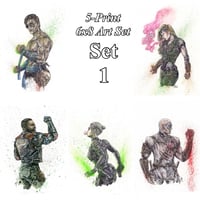 Image 7 of 5-Print Set Mortal Kombat 6x8 Signed Art Print Set 1