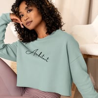 Image 1 of Architect Embroidered Crop Sweatshirt
