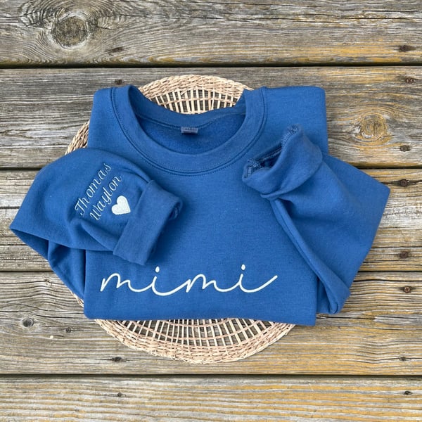 Image of Cursive crewneck