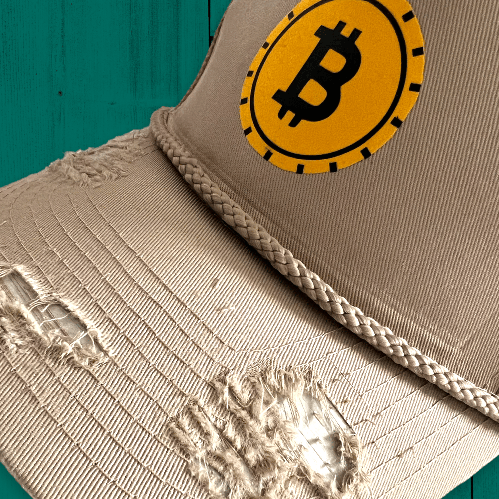 BITCOIN TRUCKER HAT // kHAKI