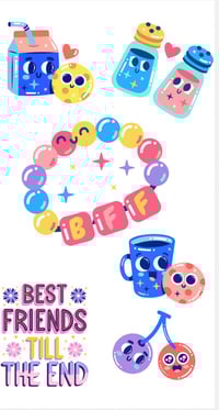 Image 1 of BFF Sticker Set