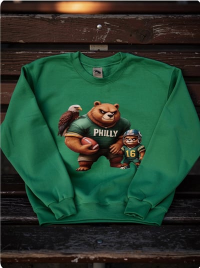 Image of Eagles Bear Sweatshirt 
