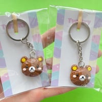 Image 1 of Rilakkuma Cookie - Polymer Clay Keychain