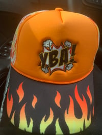 Image 2 of YBA Trucker hat (Flame)