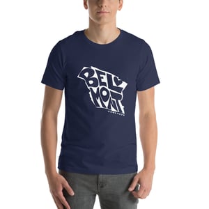 Image of Belmont Map t-shirt (navy/white)