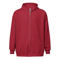 Image 2 of Zipper Hoodie - Rebel Loon Back Print