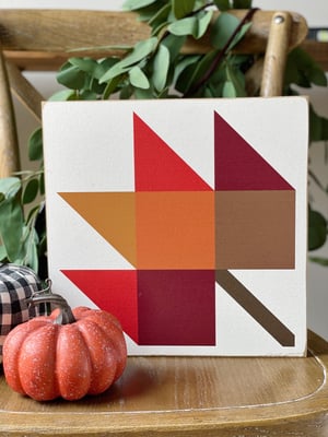 Image of Maple Leaf Barn Quilt