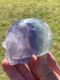 Image 4 of Rainbow Fluorite Crystal Skull #1965