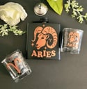 Aries Zodiac Flask Set – Bold Ram Edition