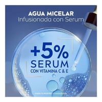 Image 3 of AGUA MICELAR CON SERUM ILUMINADORA VITAMINA C & E  400 ml 