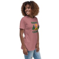 Image 12 of Women's Relaxed T-Shirt, Happy Camper T-Shirt | Camping Outdoor Adventure Graphic Tee