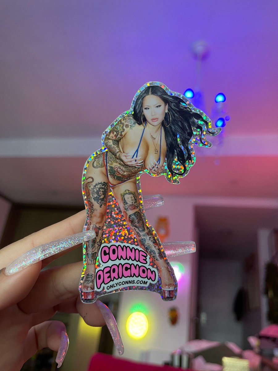 Connie Perignon Glitter Sticker | CONN PERIGNON