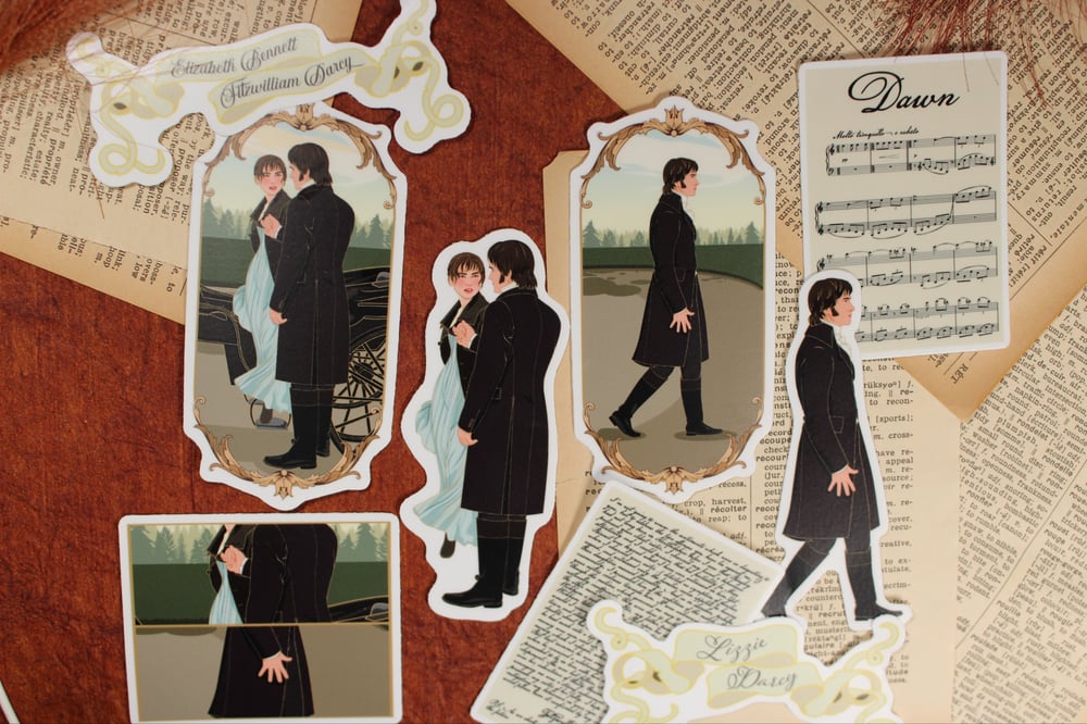 Image of Pride And Prejudice Hand Touch Stickers (#84-92)
