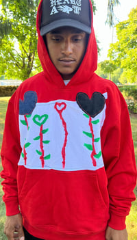 Image 1 of Flowers in 𝒫𝒜ℛℐ𝒮 hoodie 