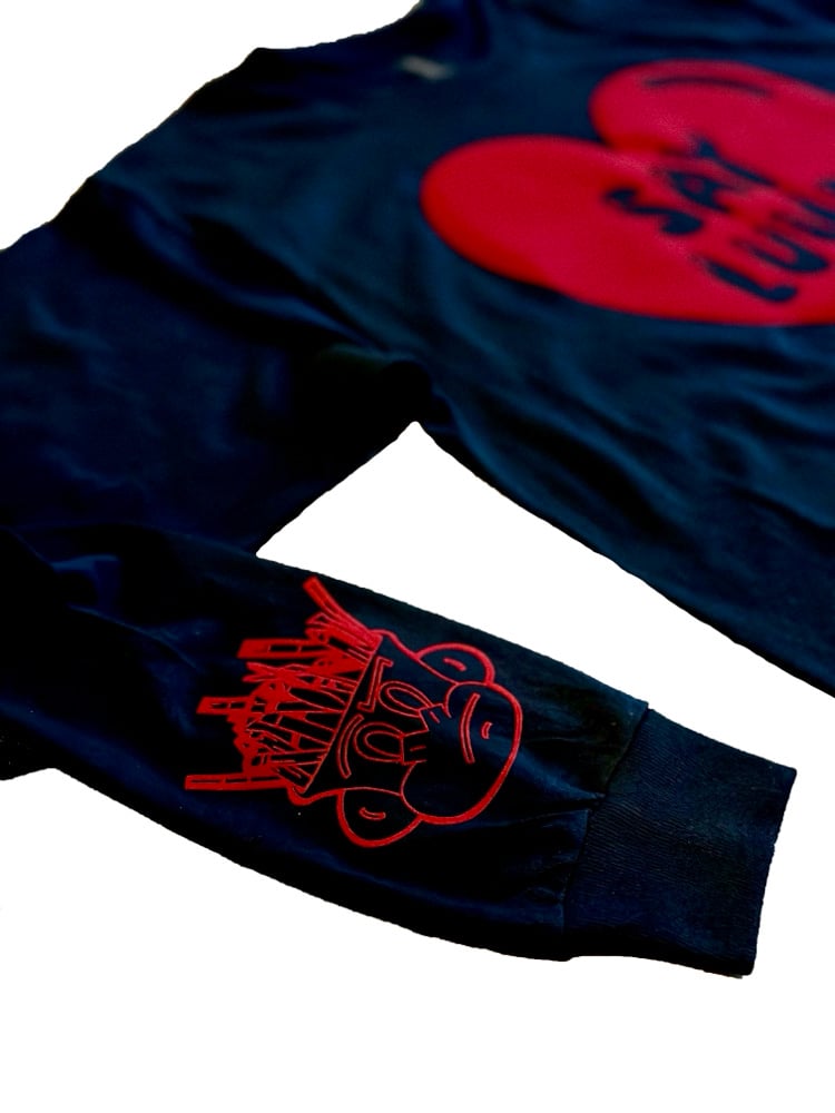 Image of Say Luv? Long Sleeve Tee.