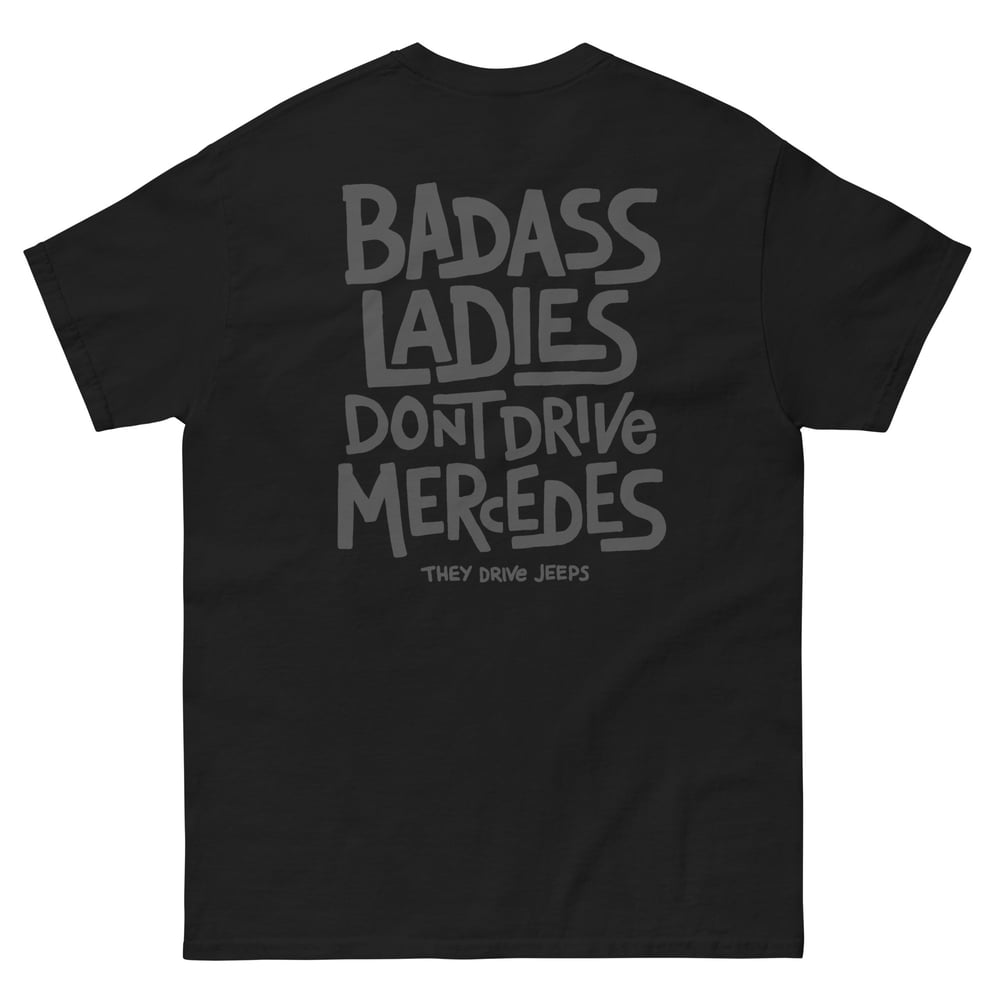 Badass Ladies organic black cotton tee