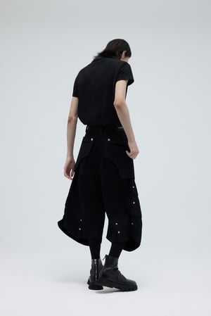 Image of EQUALNEAR - Armor Jorts (Black)