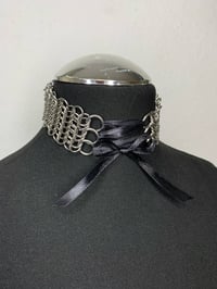 Image 3 of Lace Up Choker