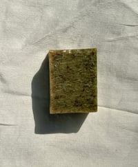 Image 4 of Mini MORINGA MANDARIN Chlorophyll-Rich — Ghee Soap Bar 